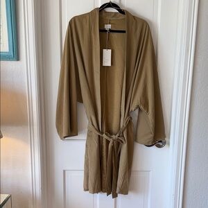 Target Brown Kimono with Belt NWT